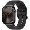 Adequado para Pulseira de Relógio Apple Iwatch11 S6789Ultra Onda Silicone Plástico Ponto Colorido Pulseira de Relógio