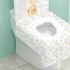Cubierta Desechable para Asiento de Inodoro con Cobertura Total, Acolchado de Algodón, Resistente a la Suciedad, Papel de Viaje, Cubierta Específica para Hotel, Adhesiva para Uso en Viajes