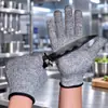 Guantes anticorte de grado 5, HPPE, antimordidas, antipuñaladas, para matanza, cocina, pesca, matanza de peces, protección laboral infantil, para obra de construcción.