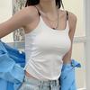 Camisola Colete Feminino com Almofada no Peito Top Strapless Hot Girl com Confortável Anti-Dushion
