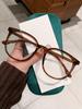 Nuevo Armazón de Lentes de Montura Grande, Lentes Sencillos y Versátiles, Lentes que Favorecen el Rostro para Hombres y Mujeres, Armazones para Miopía, Lentes Planos