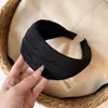 Diadema de red plisada a rayas de ala ancha, accesorio para el cabello de uso diario exterior, pinza para el cabello, diadema de ambiente perezoso, accesorio para el cabello, goma para el cabello