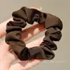 Goma para el pelo satinada floral Maillard para mujer, alta elasticidad, liga para el pelo duradera que no daña el cabello, accesorio elástico para el pelo