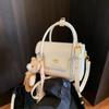 Bolso Cuadrado Pequeño de Diseño Nicho Simple y a la Moda Primavera 2025 Estilo Occidental Nuevo Bolso Casual de Hombro Cruzado para Mujer