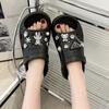 Nuevas Chanclas de Verano 2026 Estilo Coreano Estilo Ins Boca de Pez, Sandalias de Agujero en la Pared, Chanclas Casuales Versátiles de Suela Gruesa para Mujer