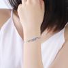 Pulsera de alas de ángel para mujer, pulsera de plata esterlina, diseño de nicho ins, pulsera para estudiante, regalo de cumpleaños para novia, joyería
