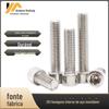 Parafusos Máquina Hexagonais Cabeça Cilíndrica Aço Inoxidável 201 Gb70M3/M4/M5/M6/M8
