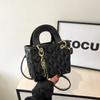 Bolso Pequeño Bordado Shangxin Lingge para Mujer Nuevo 2025 Estilo Coreano Bolso de Hombro Cruzado Versátil Bolso Portátil Daffy