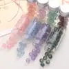 Perlas de Hielo Perlado de Vidrio Perlas de Tierra Perlas Sueltas Hecho a Mano DIY Pulsera Collar Colgante Material para Joyería Perlas Venta al Por Mayor