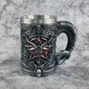 Copo de Água Jogo de Direitos Bar Escultura Criativa 3D Personalidade Copo de Cerveja Bebida Taça de Resina