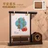 2027 Ano do Carneiro Porta-Canetas de Madeira Estilo Chinês Calendário de Mesa Logo Personalizado Ornamento de Mesa Eave Criativa Empresarial Escultura