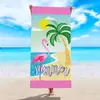 Toalla de Playa Transfronteriza Toalla de Secado Rápido Toalla de Baño de Microfibra Comercio Exterior Amazon Europeo y Americano Estampado Digital Chal de Natación
