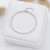 Collar de Perlas de Agua Dulce Naturales Set de Pulseras para Mujer Accesorios de Plata de Ley 925 Lujo Ligero Cadena para Clavícula de Nicho Joyería al por Mayor