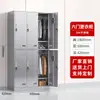 Armario de Acero Inoxidable 304 Taller de Fábrica Libre de Polvo Vestuario para Empleados de Hospital Gabinete Multipuerta con Cerradura Armario para Colgar Ropa