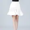 Ropa de Práctica de Danza Latina para Mujer, Disfraces de Baile para Adultos, Faldas con Flecos, Ropa para Examen de Arte, Faldas Medias, Faldas Cortas de Espina de Pescado, Faldas Largas