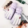 Guantes de Esquí Invierno Hombres y Mujeres Exterior Noreste Pareja Pantalla Táctil Engrosados Terciopelo Algodón Cálido Ciclismo Impermeables y Antideslizantes