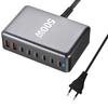 Carregador de Mesa de Nitreto de Gálio 500W Pd Transfronteiriço Novo Carregador 6C2A Adaptador Multifuncional de 8 Portas Pd
