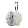 Bolas de baño grandes de dos colores Flor de baño bola de baño frotar la espalda Flor de baño bola de baño de combinación de colores súper suave bola de baño al por mayor