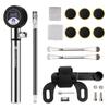 Bomba de Bicicleta Manual Portátil de Aleación de Aluminio Transfronteriza Bomba para Bicicleta de Montaña Pantalla Digital LCD Kit de Reparación de Neumáticos