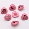 Botão de plástico besouro cor doce joaninha fofa pé botão feito à mão DIY acessórios para roupas infantis material