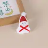 Enfeites de Natal de Pelúcia, Pingentes de Pelúcia, Peças para Acessórios DIY, Pequenas Peças Decorativas, Acessórios para Broches