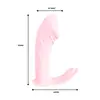 Minidildo Portátil para Adultos, Cubierta Vaginal Invisible, Juguete para Masturbación Femenina, Juguete para Montar para Uso en Exteriores, Pene Falso Insertable