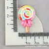 Materiales Caseros para Helado DIY Accesorios para el Cabello Tocado Manzana de Caramelo Pegamento de Crema Piruleta Fresa Agujero Decoración de Zapatos