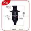 Adequado para Honda defletor universal localizador de propulsão de ar condicionado fivela de seta pequena P06