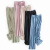 Calça Jeans Casual Urbana de Seda Gelada de Primavera Cintura Alta Calça de Perna Larga Versátil Estilo Coreano Reto Calça Solta