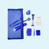 Conjunto Popular de Cuidados Ortodônticos, Kit de Limpeza Bucal de Oito Peças, Escova de Dentes, Cera Protetora, Escova Interdental, Espelho Bucal, Raspador de Língua