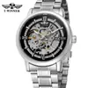 Nuevo Ganador Estilo Europeo y Americano Moda Masculina Casual Hueco Movimiento Mecánico Reloj Mecánico Automático Venta al por Mayor