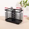 Portapalillos de cocina de pared, alto valor estético, jaula simple para palillos, caja de almacenamiento para utensilios y cucharas, ventilada