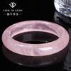 Jingdong joias pulseira de cristal rosa natural pedra hibisco transparente de gelo moda estilo simples de menina pulseira versátil atacado
