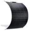 Painéis Solares Flexíveis Monocristalinos 100W 120W 300W Fornecimento de Fábrica Componentes de Painel Solar Flexível