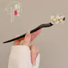 Grampo de Cabelo para Mulheres, Novo Estilo Chinês Estilo Antigo Dinastia Han Grampo de Cabelo com Borla, Grampo de Cabelo de Alta Qualidade na Nuca, Adorno de Cabeça para Saia Facial de Cavalo