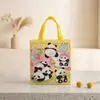 Bolsa tote de animal de desenho animado mais vendida transfronteiriça, bolsa laminada não tecida, sacola de lembrancinha para festa de aniversário, sacola de presente para aniversário infantil