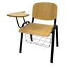 Silla de Mesa de Escritura para Entrenamiento Yu Qiang Sala de Reuniones Personal Noticias Silla Simple Acero Cuatro Patas Tablero de Madera Pulverización Taburete Eléctrico