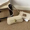 Bolsa de Ombro Minimalista Tendência 2026 com Fecho, Grande Capacidade, Estilo Novo, Bolsa Feminina Texturizada, Bolsa de Ombro Transversal para Axila Vintage para Mulheres