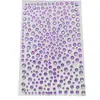 Transfronterizo 325 Piezas Cielo Estrellado Autoadhesivas Ojo de Diamante Maquillaje Rhinestones en Forma de Lágrima para Esquinas de los Ojos, Pegatinas para Cejas, Pegatinas Faciales, Pegatinas de Rhinestone Acrílico