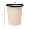 Cubo de basura doméstico de gran capacidad para sala de estar, dormitorio, cocina, inodoro, oficina, papelera 2025 nuevo
