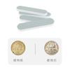 Mini lixa polidora para manicure bastão de metal prateado lixa de unha polimento de joias resistente ao desgaste sem lascar Wenwan dupla face