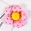 Materiais para acessórios de cabelo feitos à mão DIY, roupas, chapéus, sapatos, acessórios e materiais auxiliares, materiais decorativos de flor de ameixa de cinco pétalas em camada dupla