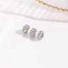 Contas Espaçadoras Banhadas a Cobre Cor Ouro 18K Preservação de Cor Contas Soltas Feitas à Mão DIY Pulseira Colar Contas Espaçadoras de Cristal Pérola Acessórios de Joalheria