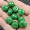 Cuentas de Jade Verde Jadeíta, Cuentas de Ábaco, Cuentas de Jade Sueltas, Cuentas Cilíndricas Verde Esmeralda sobre Fondo Blanco, Cuentas de Columna Recta, Cuentas para Joyería