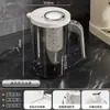 Juego de Jarra de Agua Fría de Lujo de Gran Capacidad Resistente a Altas Temperaturas Personalizado, Jarra para Cold Brew, Jarra para Infusiones Frías