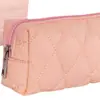 Fornecimento Exclusivo Transfronteiriço de Bolsas de Maquiagem Simples de Grande Capacidade Acolchoadas de Cor Sólida e Estojos de Lápis para Armazenamento de Papelaria, Direto da Fábrica de Origem, em Estoque