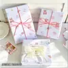 Set de Cajas de Regalo con Papel de Regalo Popular de Xiaohongshu, Papel de Regalo Lindo y Creativo de Alto Valor con una Sensación Premium