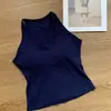 Almohadilla de látex resorte y verano diseño simple cuello halter con almohadillas en el pecho camisola adelgazante tank top corazón chica ropa interior bodycon chica caliente