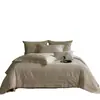 Conjunto de cama jacquard em relevo 100% algodão, estilo moderno de luxo leve, ultrassuave e amigo da pele, conjunto de quatro peças de algodão de fibra longa pura, Roman Manor