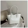 Bolsas para Mulheres 2025 Novo Estilo Bolsa de Ombro Único Transversal Porta-Moedas Celebridade da Internet Bolsa Saco de Alto Padrão Estilo Estrangeiro Cor Sólida Bolsa para o Dia a Dia